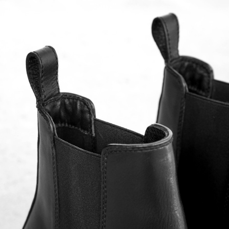 Giày bốt nam ASHE form Chelsea boot, làm từ da bò, tăng chiều cao 4cm