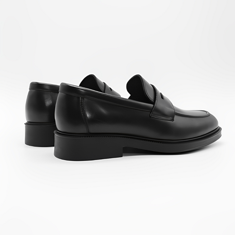 Giày lười nam ASHE form loafer, làm từ da bò, tăng chiều cao 4cm