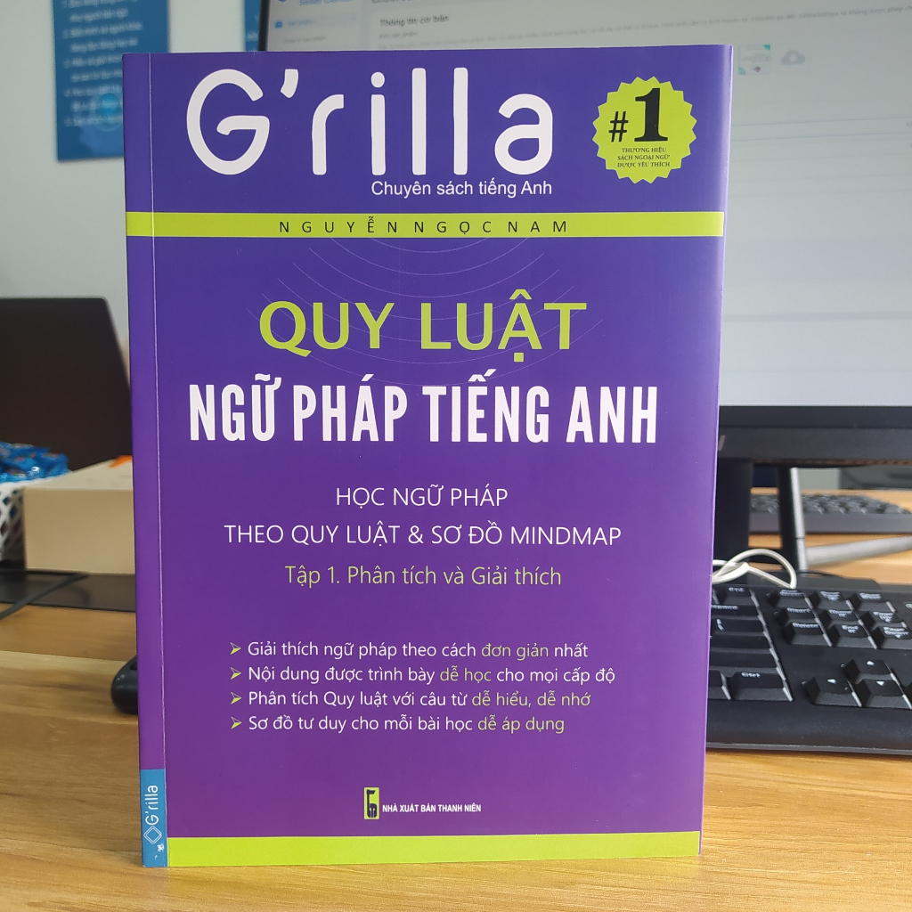 Sách Quy luật ngữ pháp tiếng Anh Grilla Tập 1. Phân tích & Giải thích