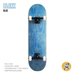 Ván trượt skateboard saigon skateshop blank blue custom complete