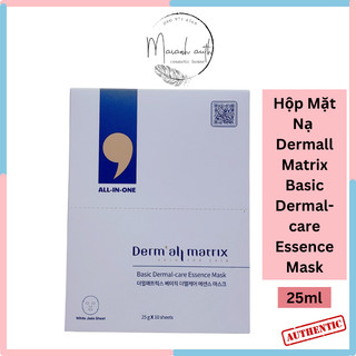 10 Mặt nạ Derm all Matrix Basic - Mask siêu tinh chất mặt nạ Matrix cấp ẩm 25ml