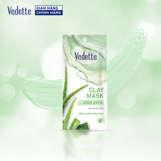 Mặt Nạ Đất Sét Nha Đam 12g VEDETTE - THANH LỌC & LÀM ẨM DA