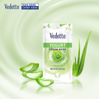 Mặt nạ kem sữa chua Nha Đam Vedette 10ml *DƯỠNG ẨM VÀ DỊU DA*