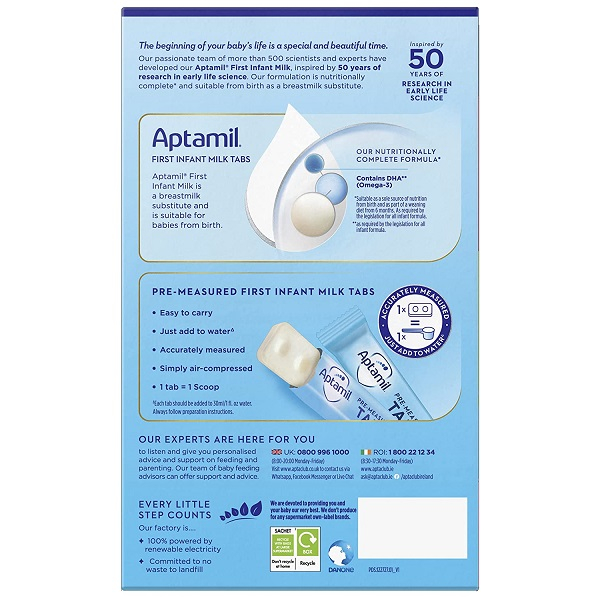 Sữa Aptamil UK Dạng Thanh Cho Bé hộp 23g x 24 thanh - Beehouse
