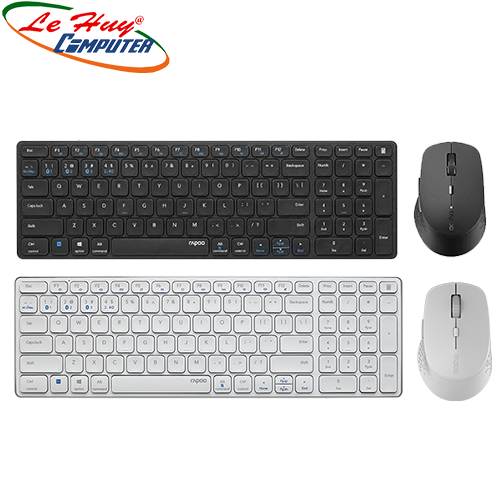 Combo phím chuột máy tính không dây RAPOO 9350M Multi-mode