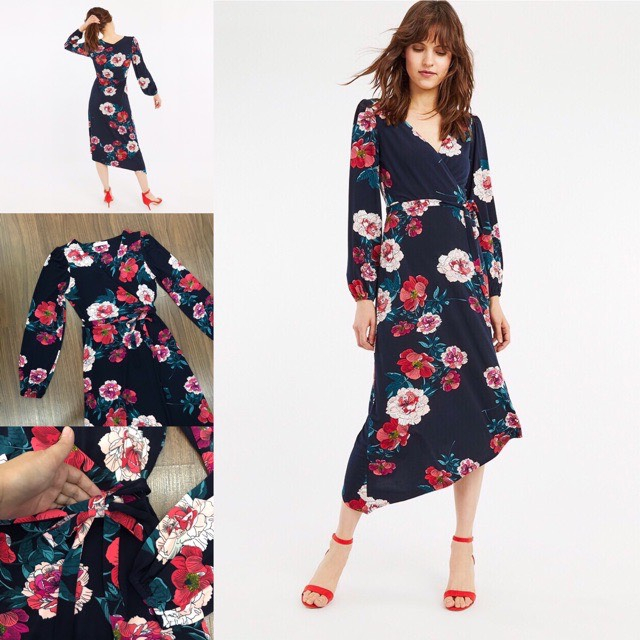 Đầm midi Oasis đẹp phong cách chất thun lazong dư xịn