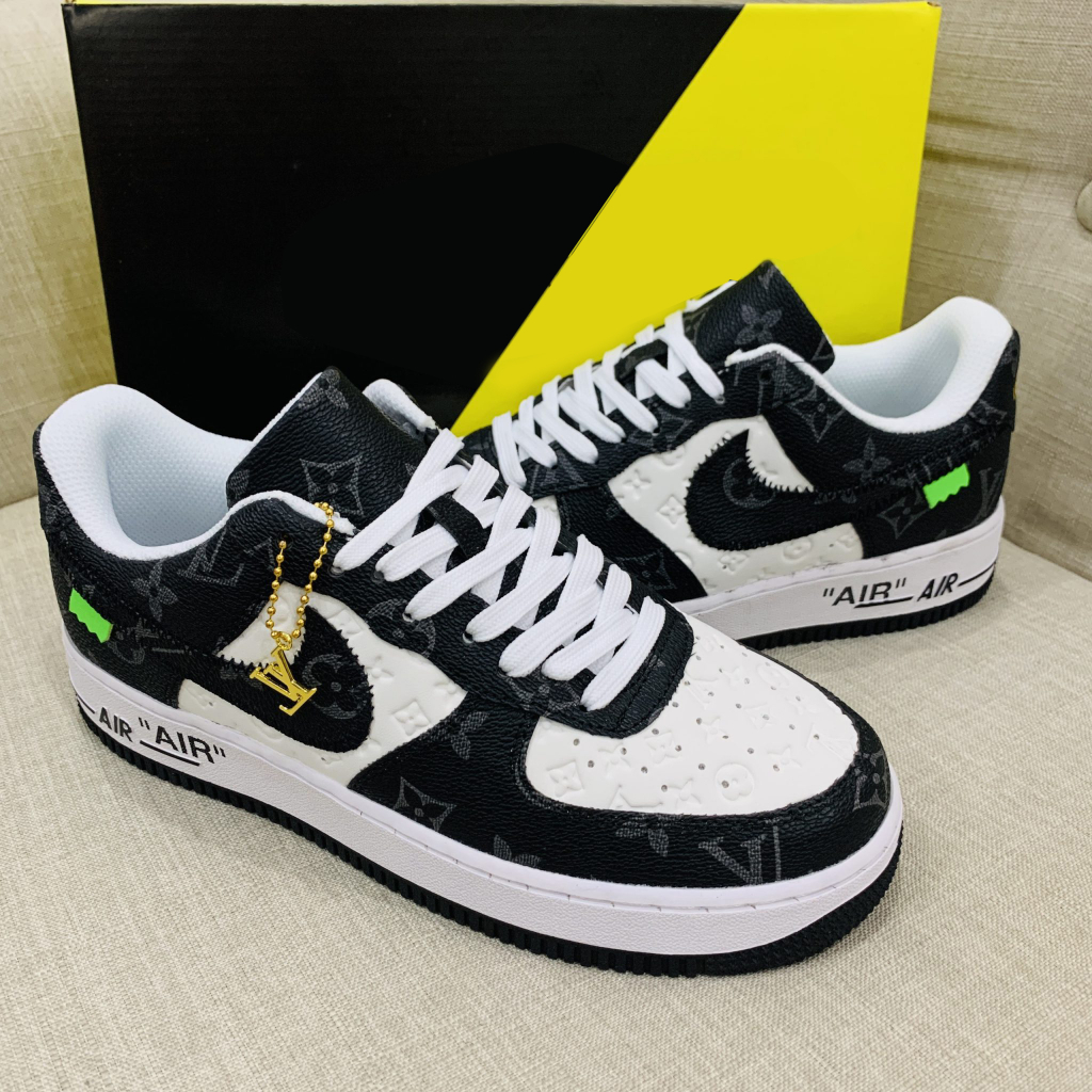 Giày Nike_AF1 LV, Giày Air Force 1 LV Louis Vuitton Nam Nữ Hàng Đẹp Full Box Bill