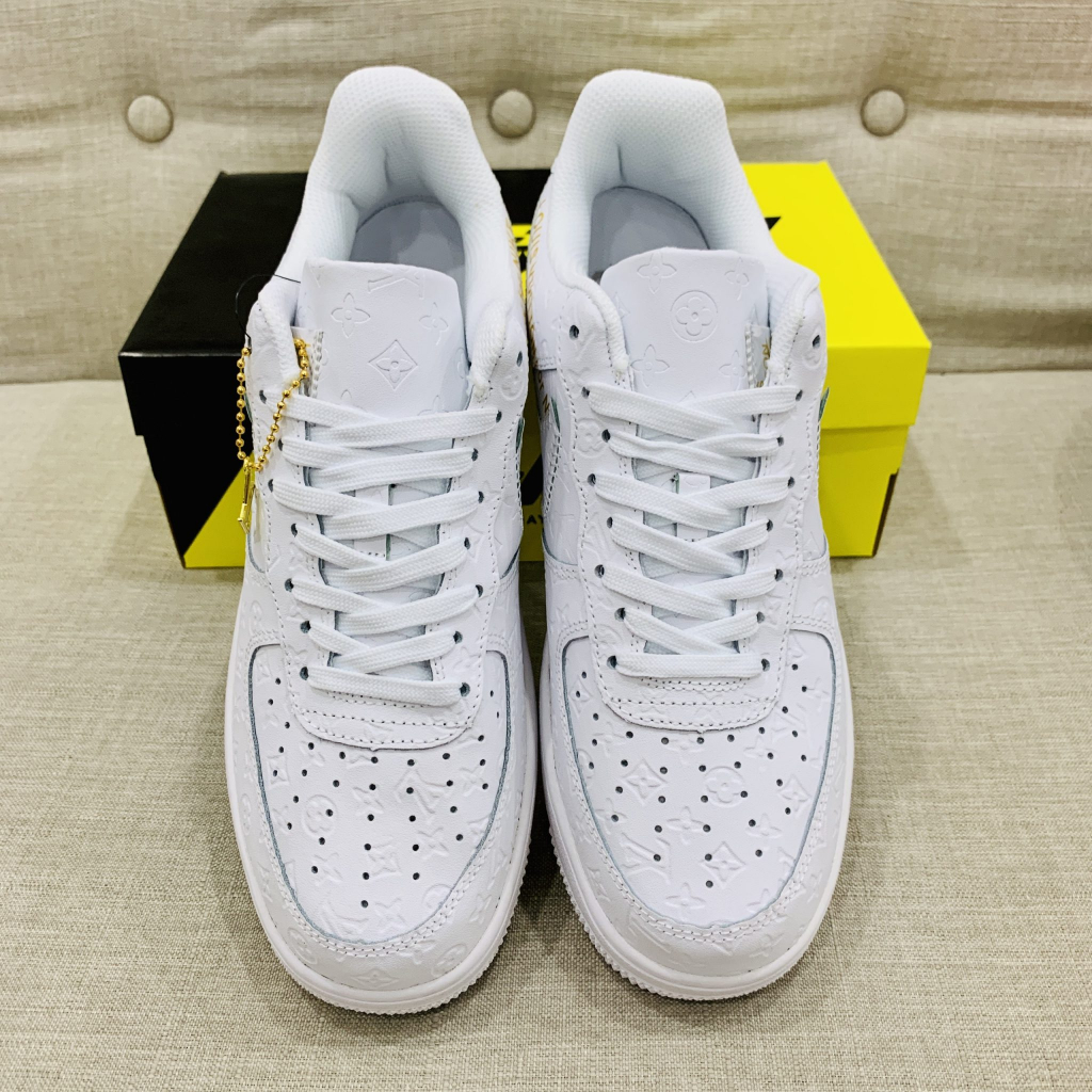 Giày Nike_AF1 LV, Giày Air Force 1 LV Louis Vuitton Nam Nữ Hàng Đẹp Full Box Bill