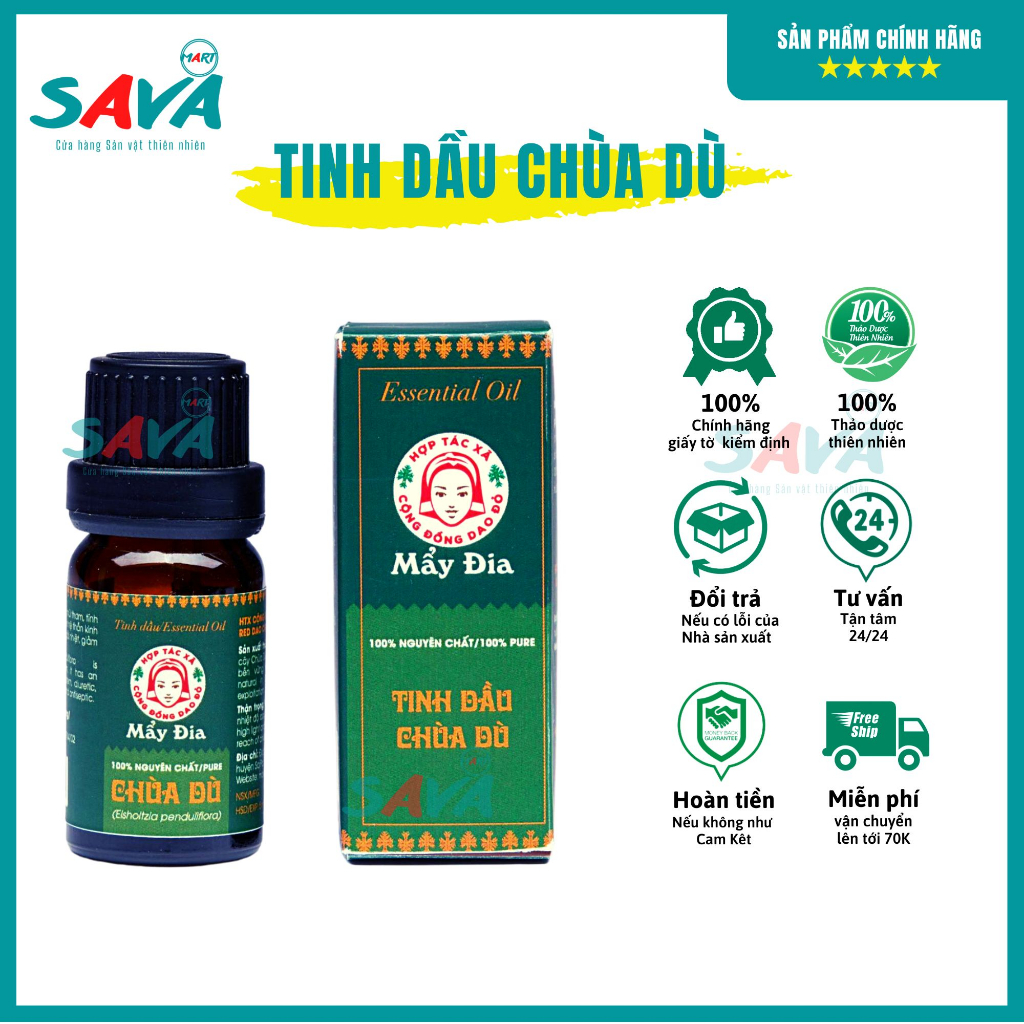 Tinh dầu Chùa Dù phòng cảm cùm 100% tiện dụng gia đình cần có