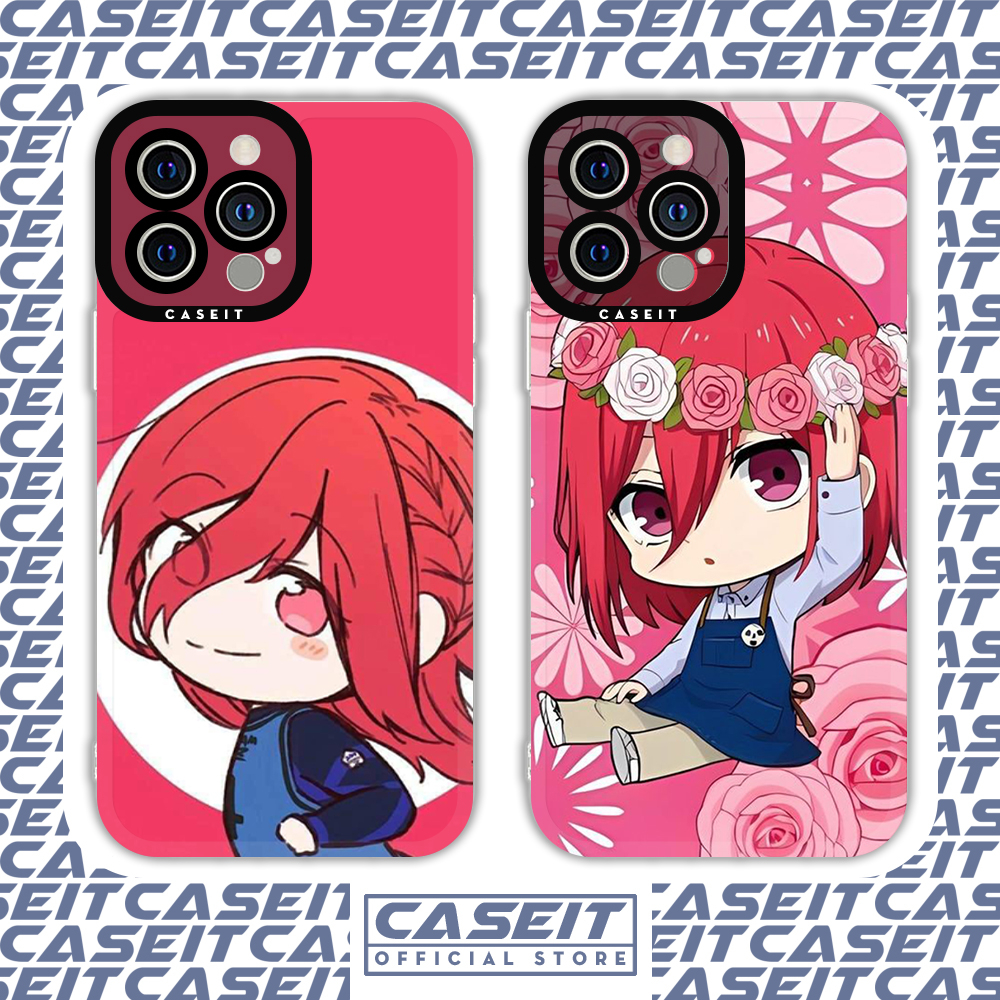 Ốp lưng iphone cạnh vuông Caseit Anime Blue Lock Chigiri chibi aesthetic 8/8plus/x/xs/11/12/13/14/pr