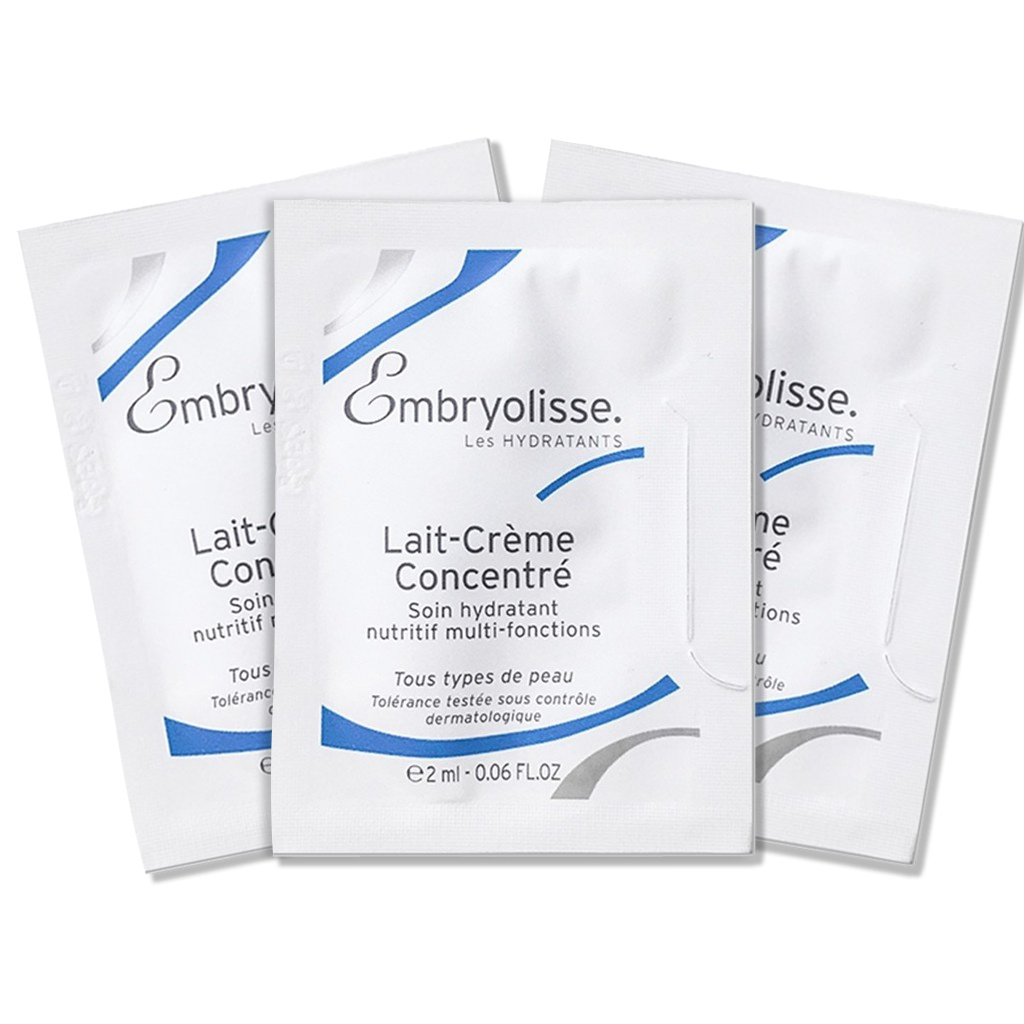 Kem dưỡng ẩm siêu phục hồi da, sáng bóng Embryolisse Lait Creme Concentre 2ml