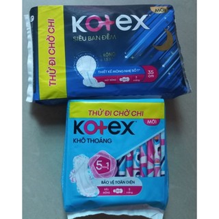 Combo 2 gói băng vệ sinh Kotex có cánh 8M