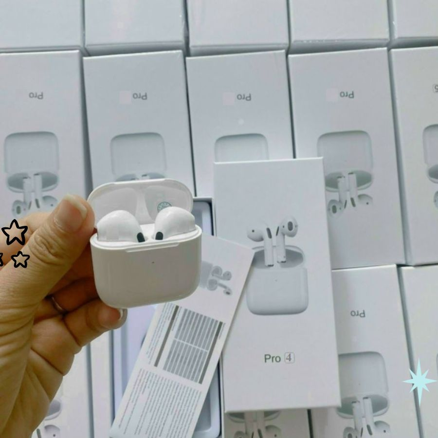 Tai nghe bluetooth Pr04, Âm thanh sống động, Nghe siêu thích - Shop 4