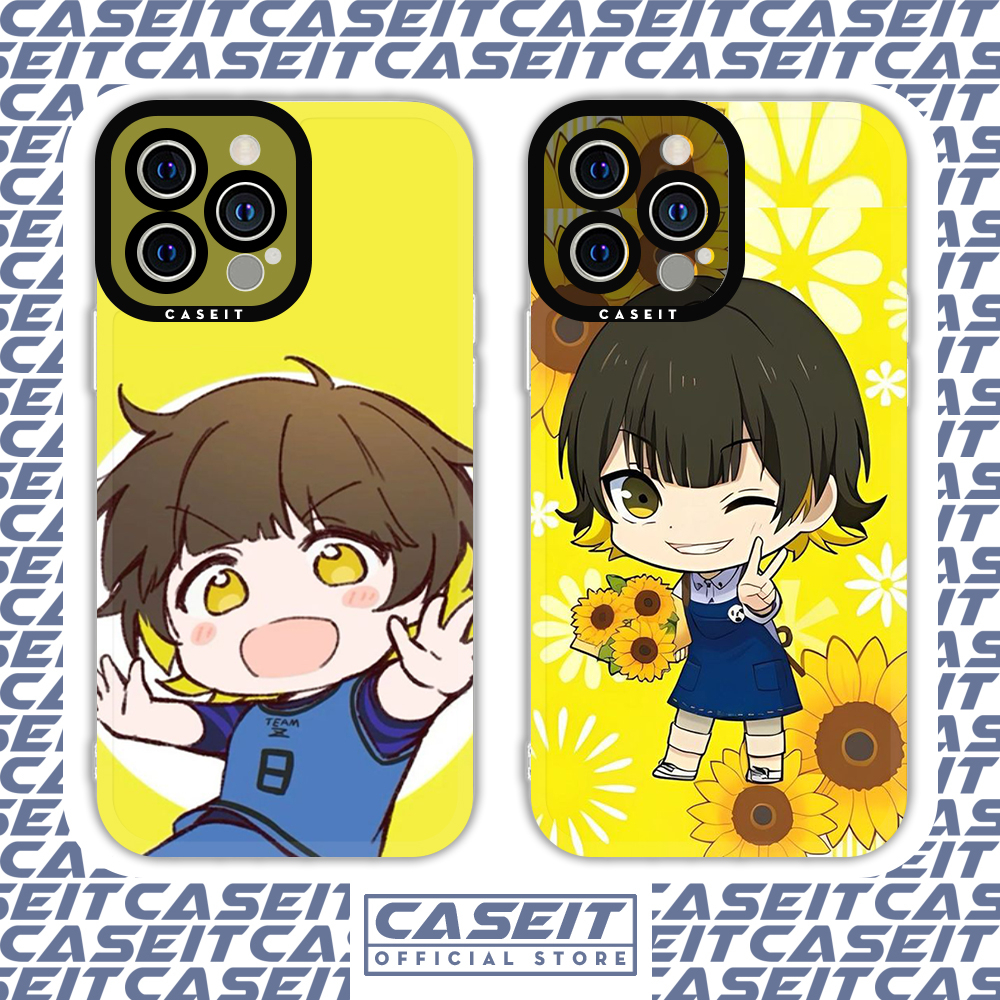 Ốp lưng iphone cạnh vuông Caseit Anime Blue Lock Bachira chibi aesthetic 8/8plus/x/xs/11/12/13/14/pr