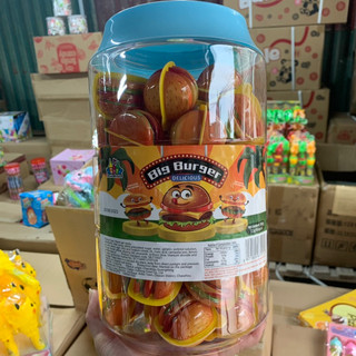 Hộp 60 chiếc kẹo Hamburger loại to đại siêu ngon