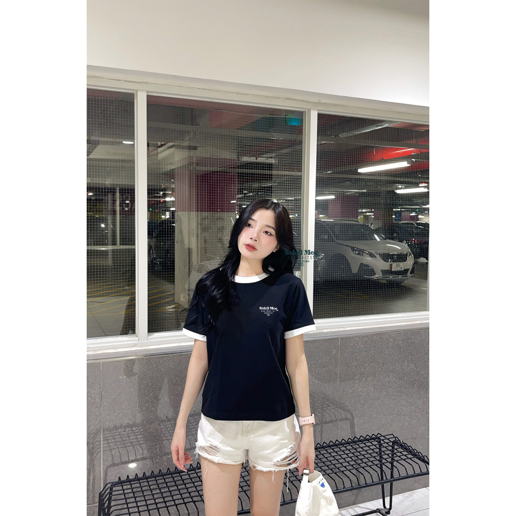 Áo thun Baby Tee SOLEIL MER  unisex phông Nam Nữ Local Brand Chính Hãng Logo Midori M Studio