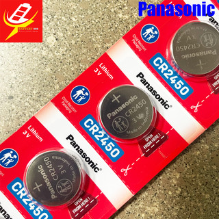 Vỉ 1 viên Pin cúc áo CR2450 Panasonic,  CR2450 3V giá tốt chính hãng