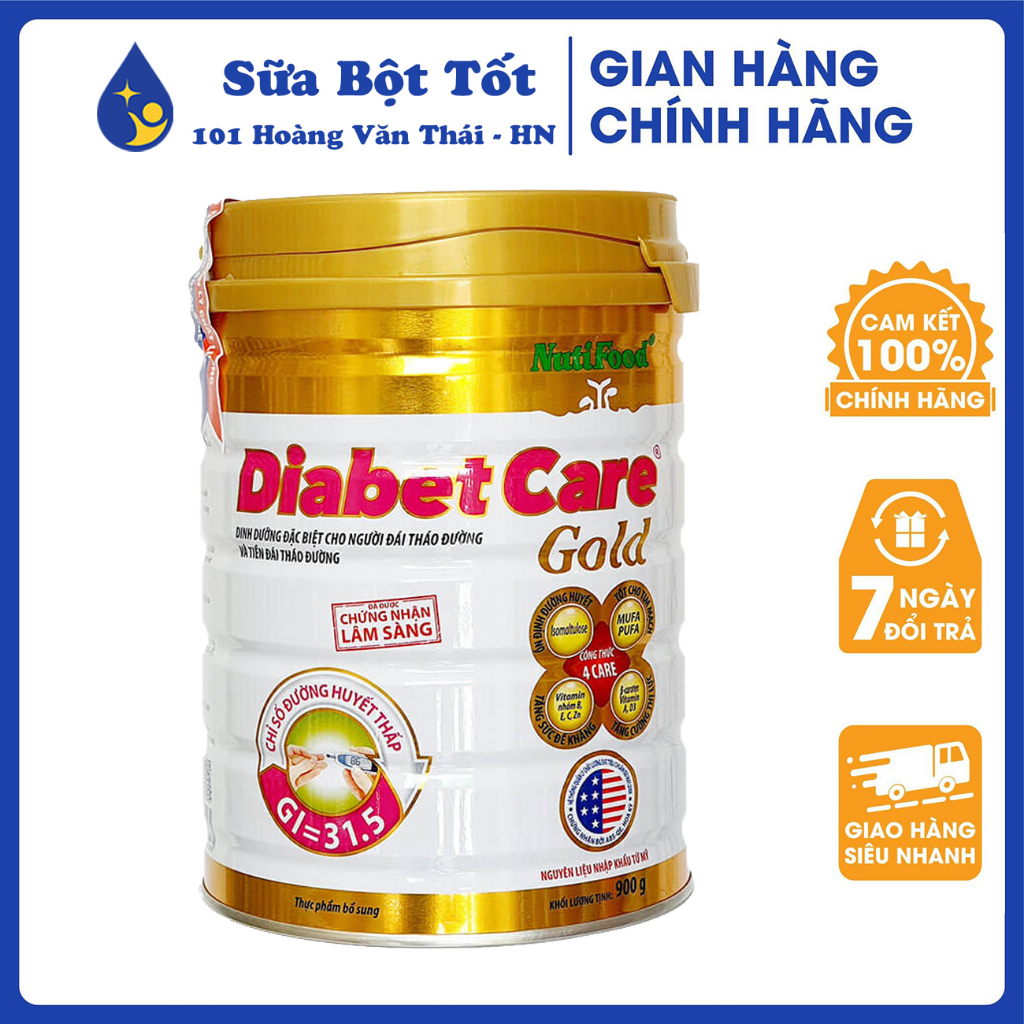 Sữa Nutifood DiabetCare Gold 900g