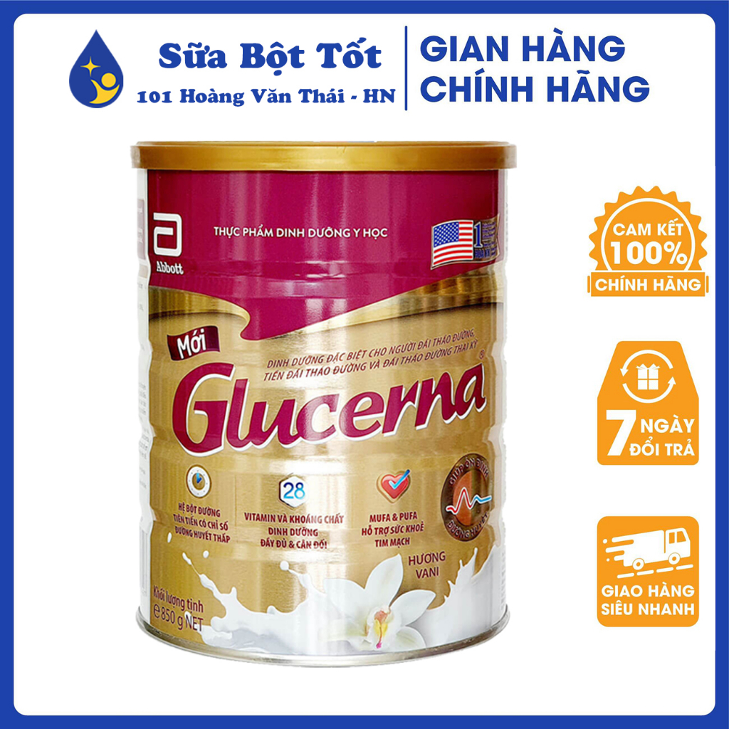 Sữa Abbott Glucerna Cho người bênh tiểu đường 850g