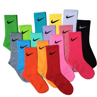 Tất Vớ NIKE FULL Màu Sắc Cổ Cao Thể Thao Nam Nữ Thời Trang Unisex Style Hàn Quốc.