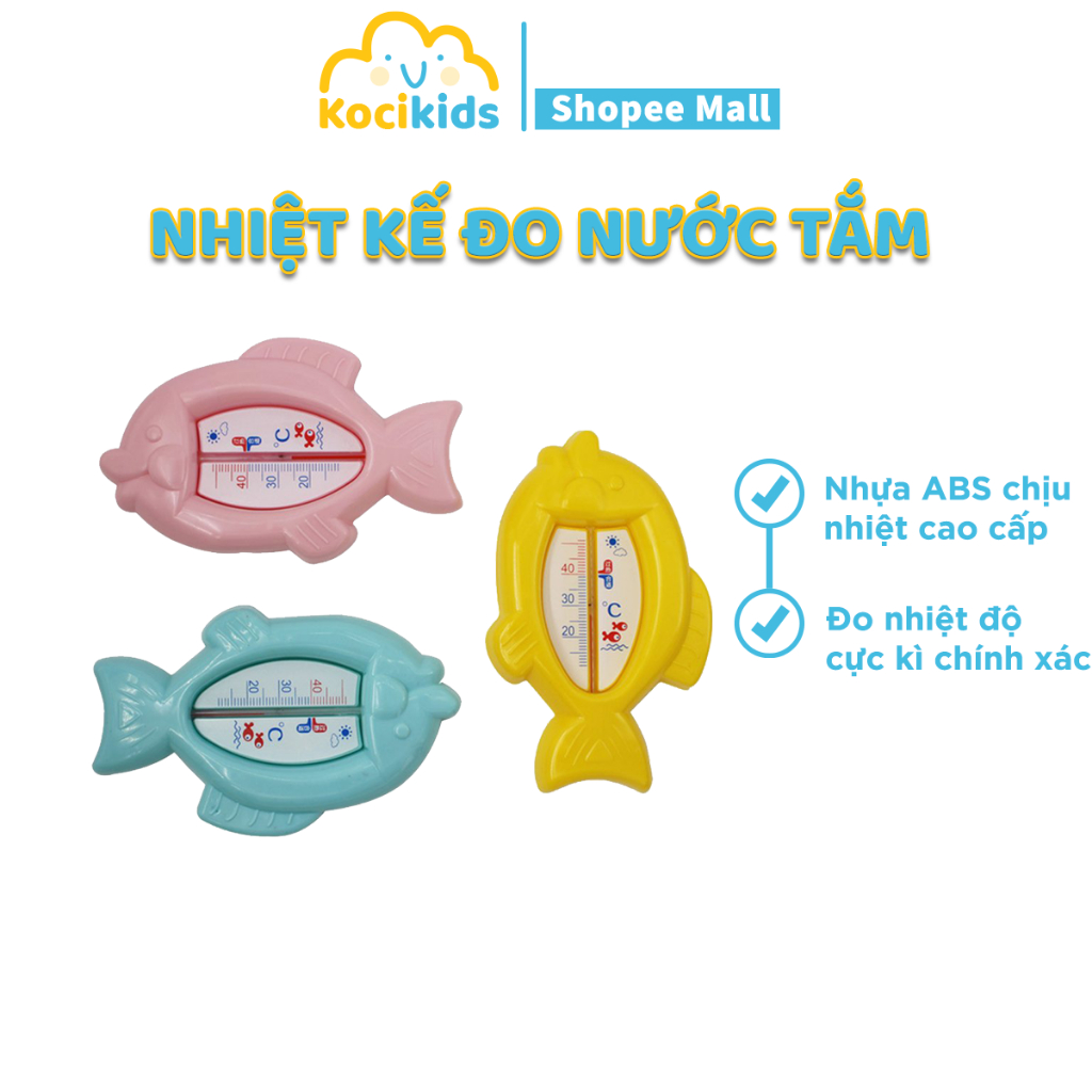 Nhiệt kế đo nước tắm cho bé, cảm biến nhiệt bằng dầu hỏa an toàn  cho bé (Nhiệt kế đo nhiệt nước)