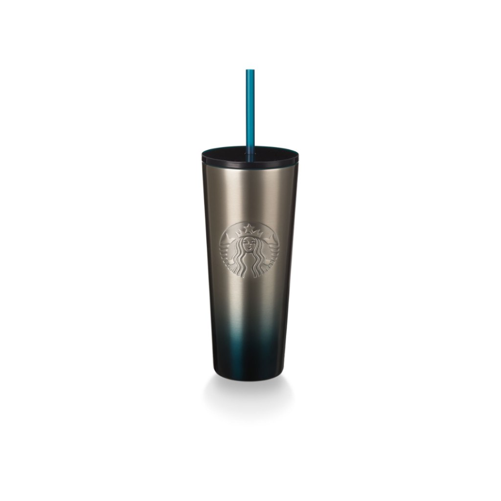 Ly Starbucks Cold Cup 16Oz(473ml) SS BLUE SLIVER GRADIENT