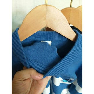 (M1LKG)Áo len kẻ size đại cho bé 27-55kg