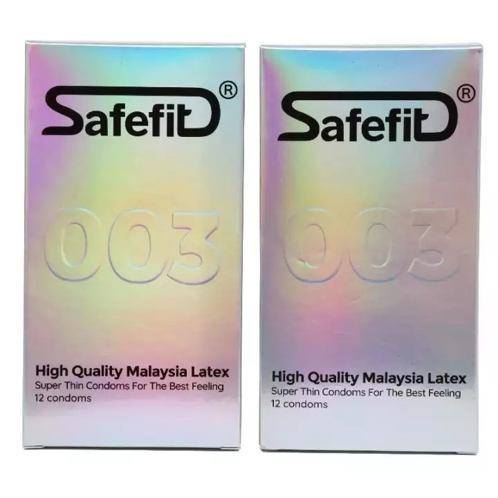 Bao cao su safefit siêu mỏng 0.03, mỏng thứ 3 thế giới- hương bưởi hộp 12 chiếc