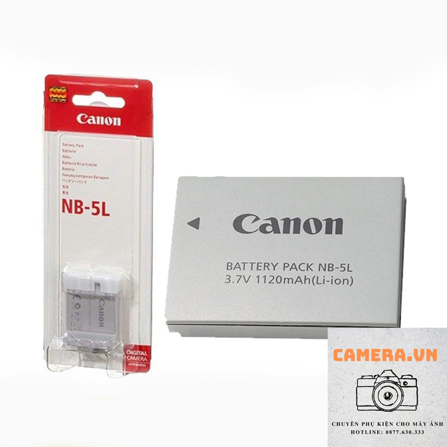 Pin máy ảnh Canon NB-5L ( NB 5L )- Hàng nhập khẩu, Dung Lượng Cao