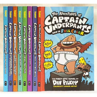 Sách - The Adventures of captain underpants now in full color - 12 cuốn màu