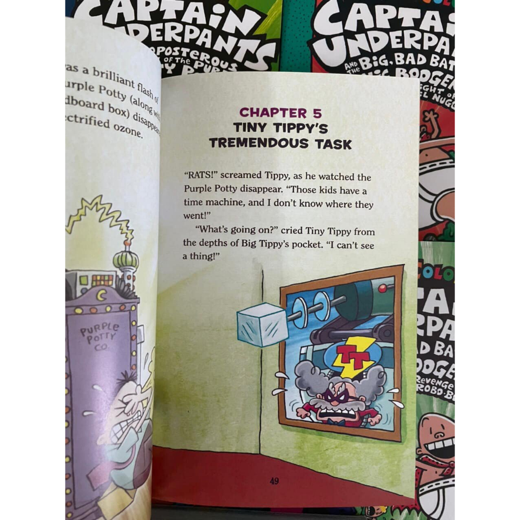Sách - The Adventures of captain underpants now in full color - 12 cuốn màu
