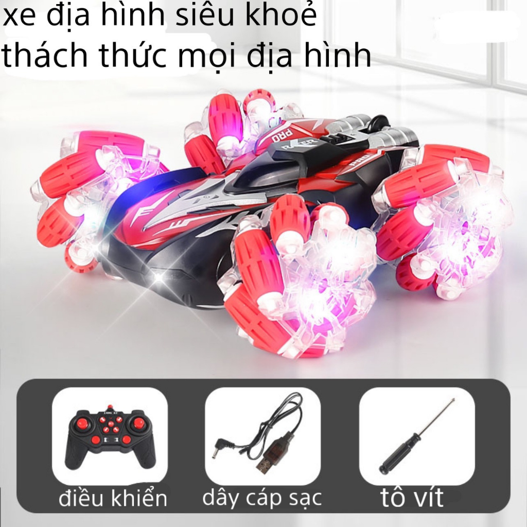 XE Oto Địa Hình  Mẫu Mới 2023 cho bé trai hoặc gái có nhạc đèn led bánh đổi mầu