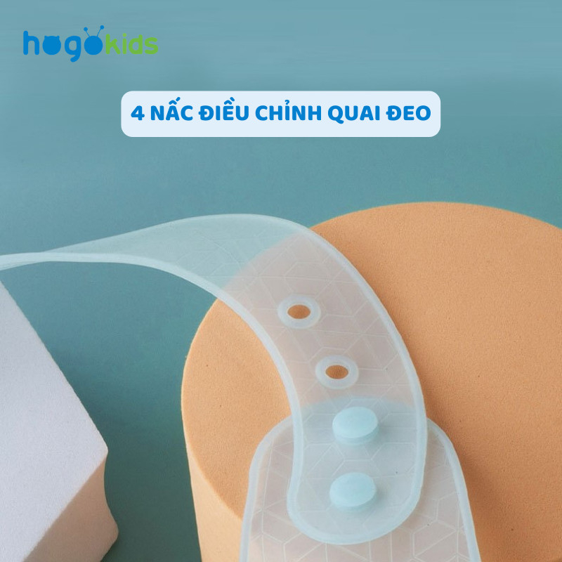 Yếm Ăn Dặm Silicone Dẻo Trong Suốt Dadoo Siêu Nhẹ Hình Gấu Chống Thấm Giúp Bé Dễ Dàng Hơn Trong Quá Trình Ăn Dặm