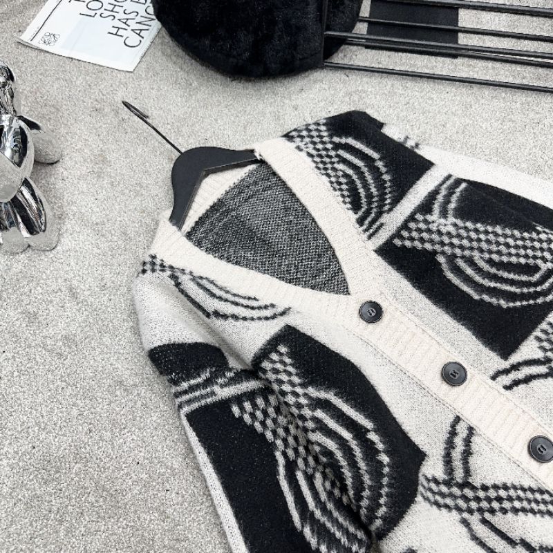 Áo cardigan hoạ tiết from rộng dáng dài hàng quảng châu cao cấp chất liệu dày dặn hottrend