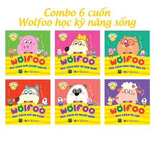 Sách - combo 6 cuốn wolfoo học kỹ năng sống