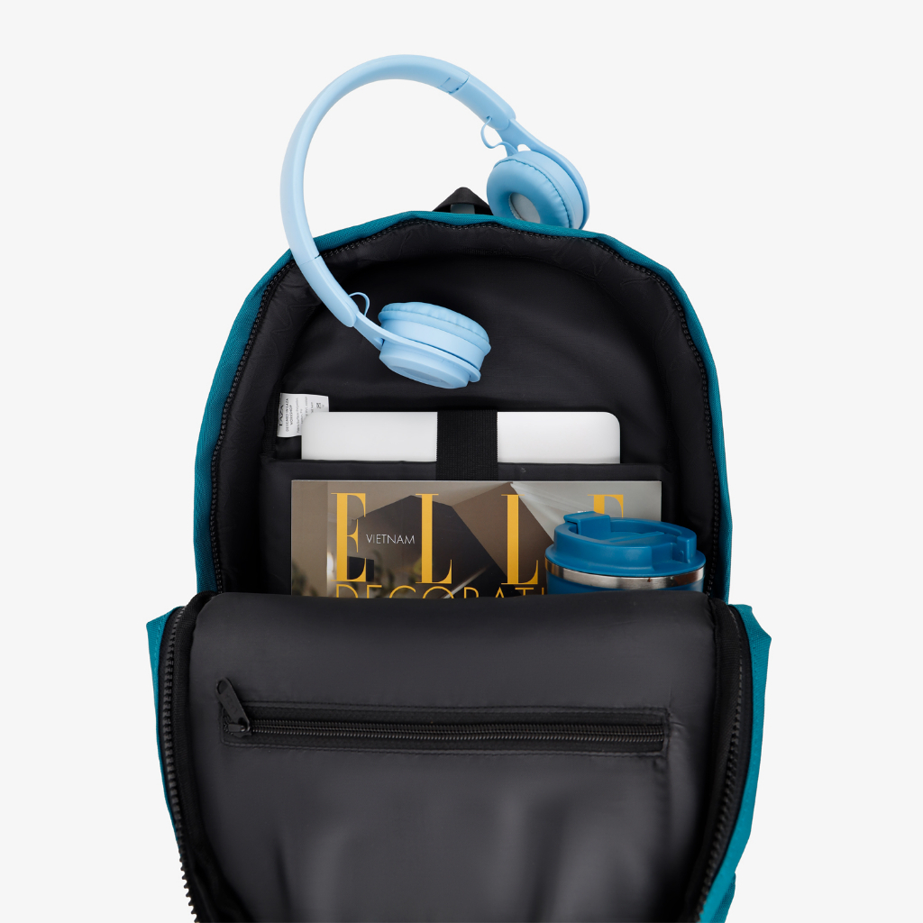 Balo canvas trượt nước nam nữ thời trang Lynn LAZA  Backpack 579 - Hàng thiết kế chính hãng LAZA