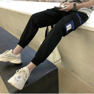 Quần jogger kaki túi hộp TRƠN form nam nữ
