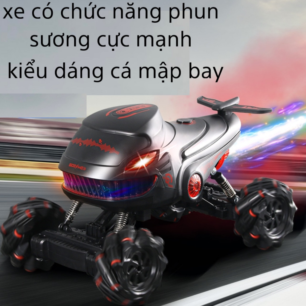 XE OTO ĐỊA HÌNH Gầm Cao Kiểu Dáng Cá  Bay Mới 2023 Có chức Năng Phun Sương