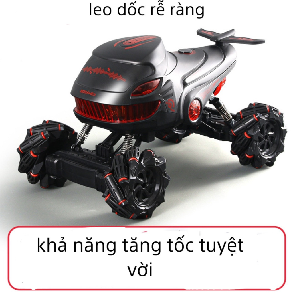 XE OTO ĐỊA HÌNH Gầm Cao Kiểu Dáng Cá  Bay Mới 2023 Có chức Năng Phun Sương