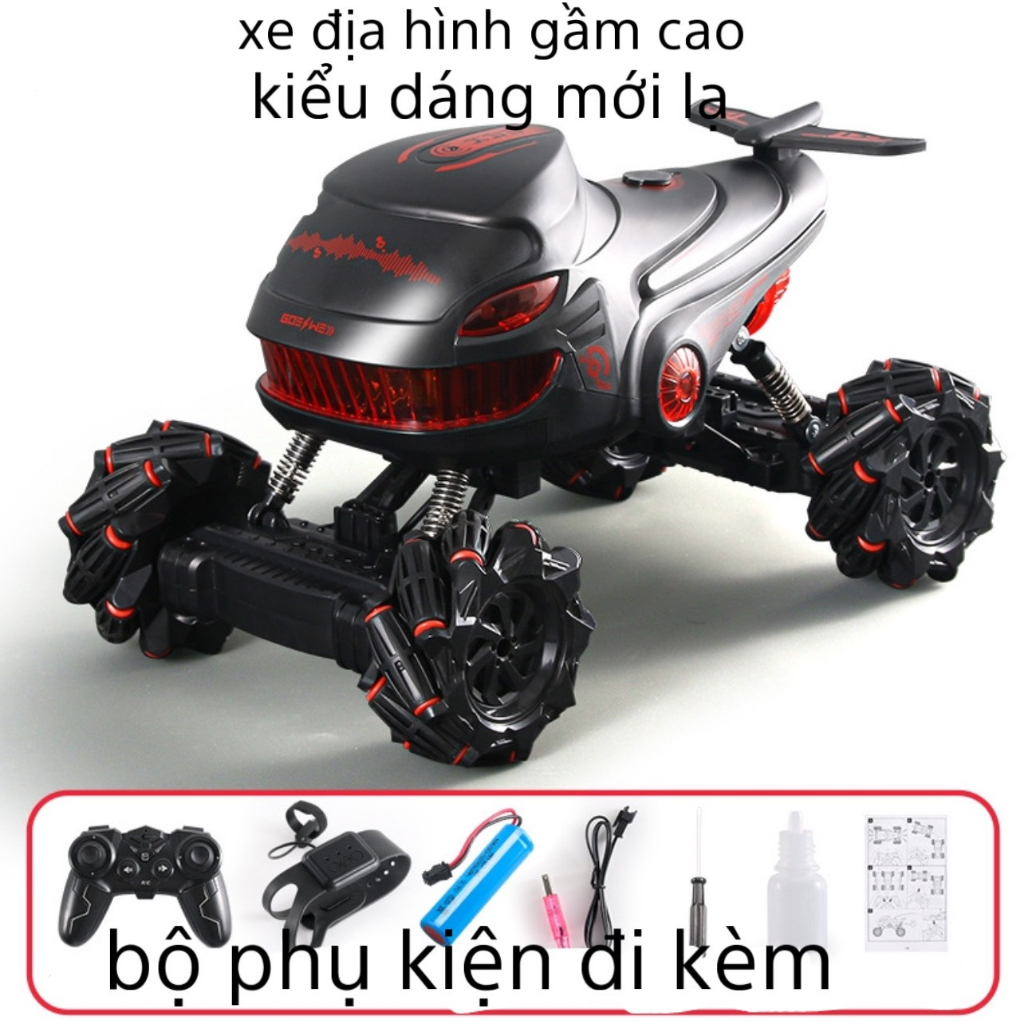 XE OTO ĐỊA HÌNH Gầm Cao Kiểu Dáng Cá  Bay Mới 2023 Có chức Năng Phun Sương