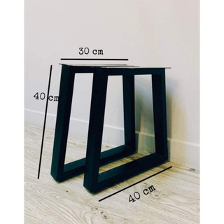 Chân băng ghế sắt sơn tĩnh điện - sắt hộp 2 x 5