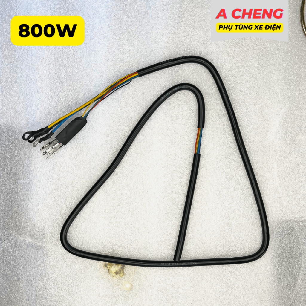 Dây Pha Lõi Động Cơ 350W 500W 800W Xe Đạp Điện - Xe Máy Điện Chấn Động Cao Cấp