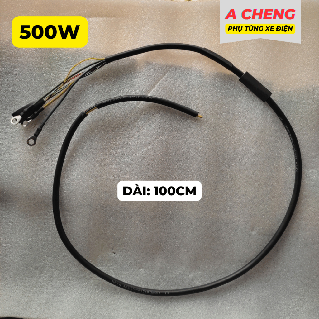 Dây Pha Lõi Động Cơ 350W 500W 800W Xe Đạp Điện - Xe Máy Điện Chấn Động Cao Cấp