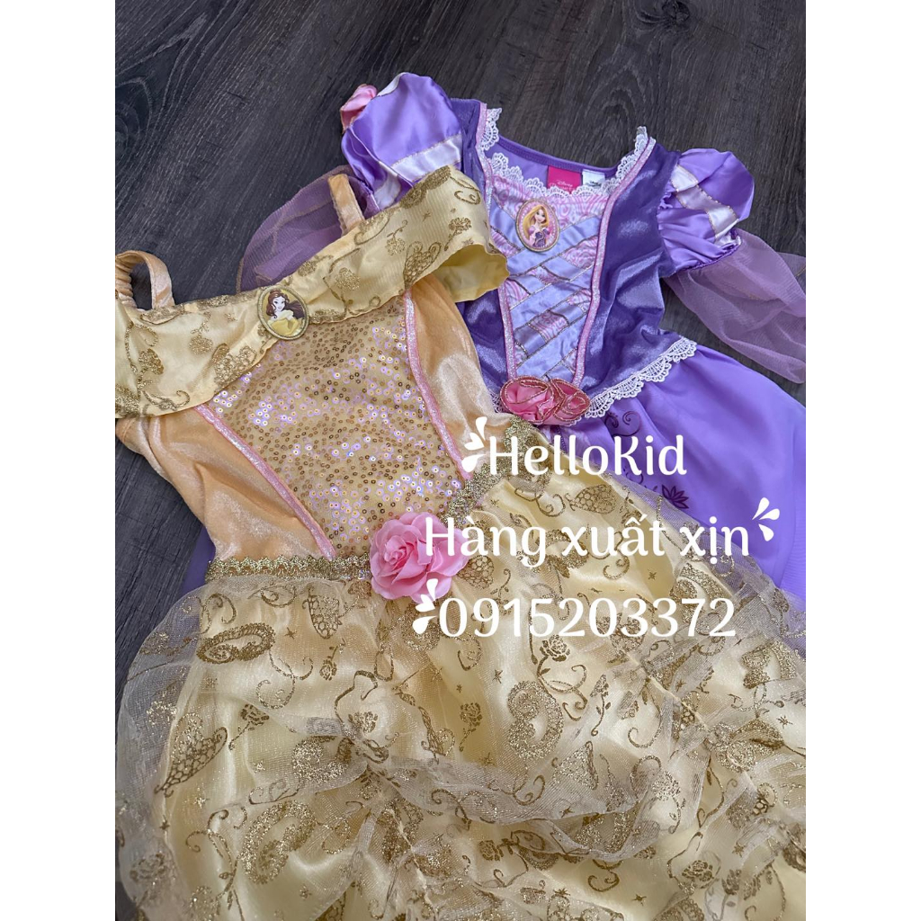 Váy party hoá trang công chúa cho bé