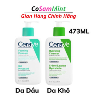Sữa rửa mặt cerave facial cleanser 473ml dành cho da dầu và da khô chính hãng