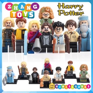 Đồ chơi Xếp hình Harry Potter gồm Albus Dumbledore - Moody - Luna Lovegood - Neville Longbottom Minifigures WM6041