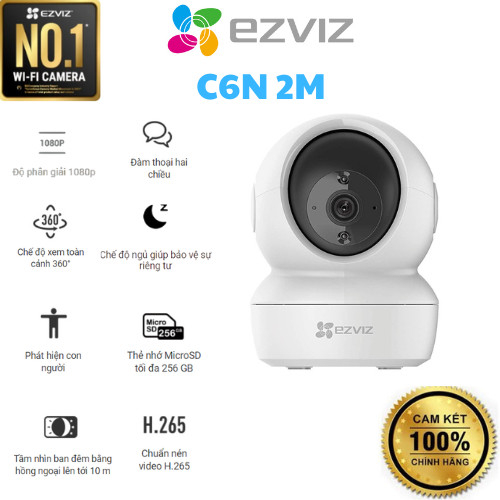 Camera Ezviz C6n 1080P I Xoay 360 I Đàm thoại 2 chiều