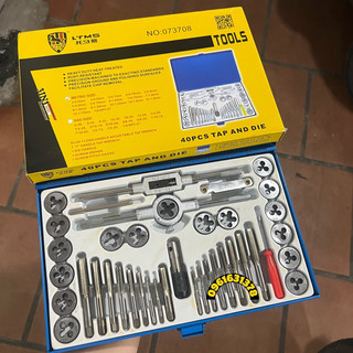 Bộ taro ren Thép hợp kim 40 pcs hộp sắt