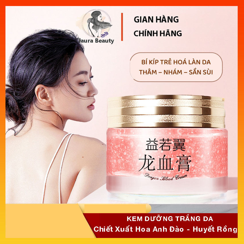 Kem anh đào huyết rồng dưỡng trắng da mặt dưỡng da giảm thâm sạm nám da thu nhỏ lỗ chân lông - Claura Beauty