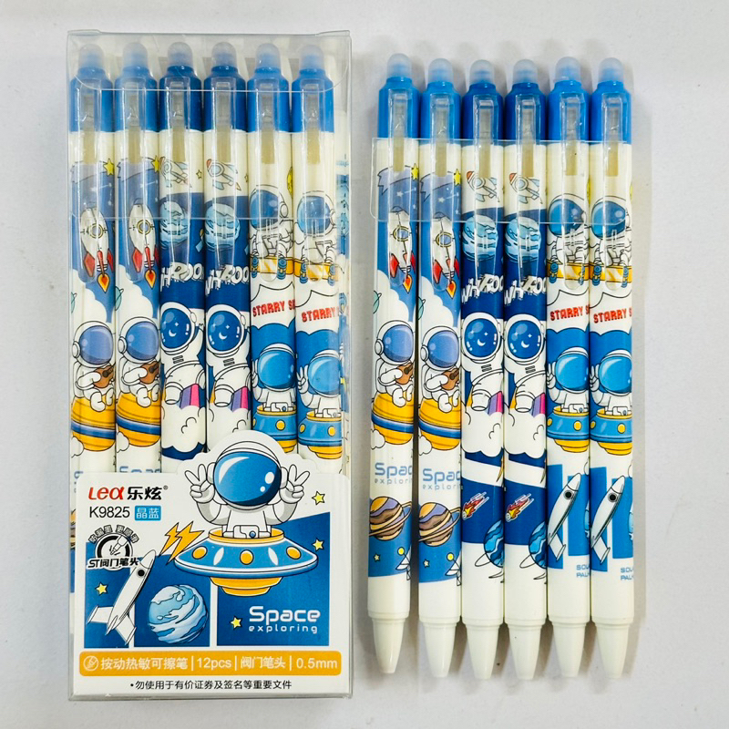 Viết gel bấm xoá được mực XANH nhiều mẫu dễ thương